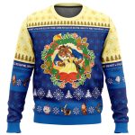 Get Festive with Disney s Beauty and the Beast Ugly Christmas Sweater – Perfect for Christmas!