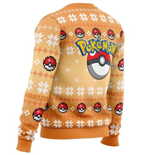 Get Festive with Christmas Charizard Ugly Sweater – Perfect for Pokemon Fans!