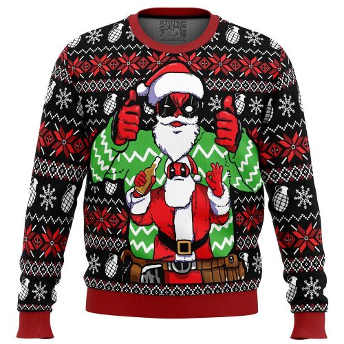 Get Festive with the Christmas Deadpool Marvel Ugly Sweater