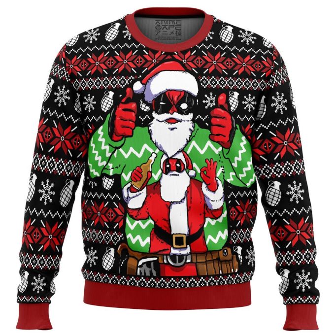 Get Festive with the Christmas Deadpool Marvel Ugly Sweater
