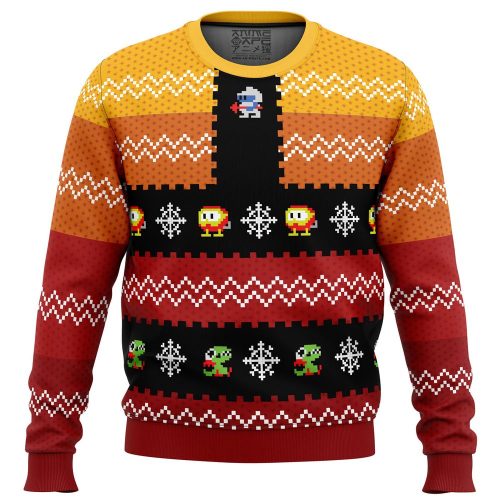 Get Festive with the Christmas Dig Dug Sweater - Perfect for Holiday Celebrations!