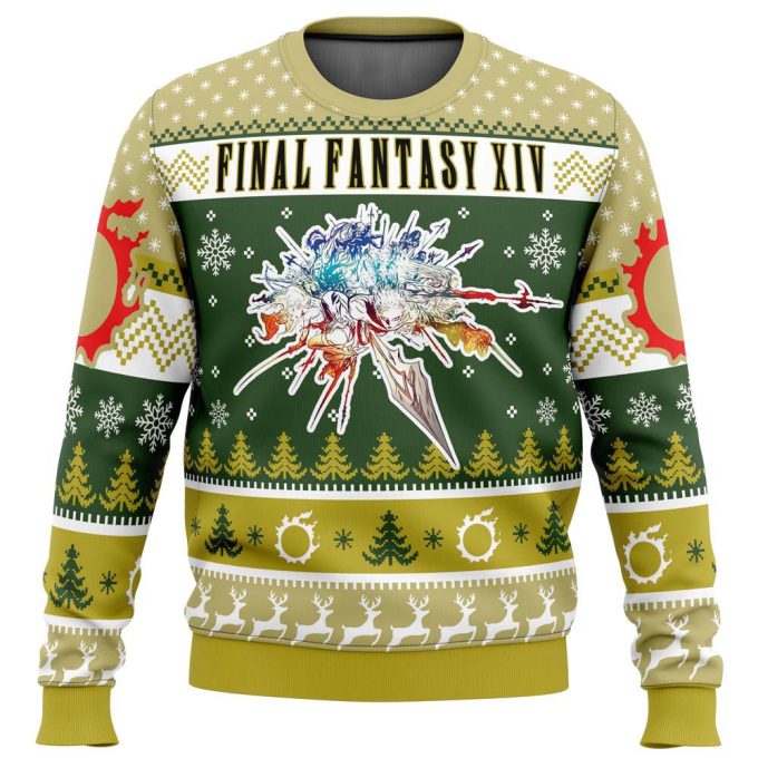 Get Festive with Christmas Fantasy Final Fantasy XIV Ugly Sweater