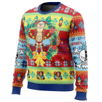 Festive Christmas Franky One Piece: Ugly Christmas Sweater for a Fun Holiday Look!