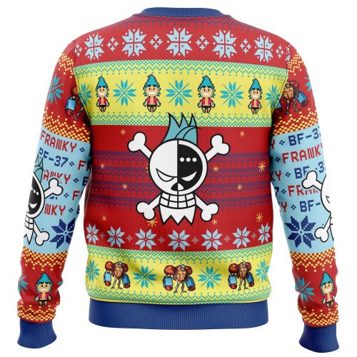 Festive & Fun: Christmas Franky One Piece Ugly Sweater for a Merry Holiday Season!
