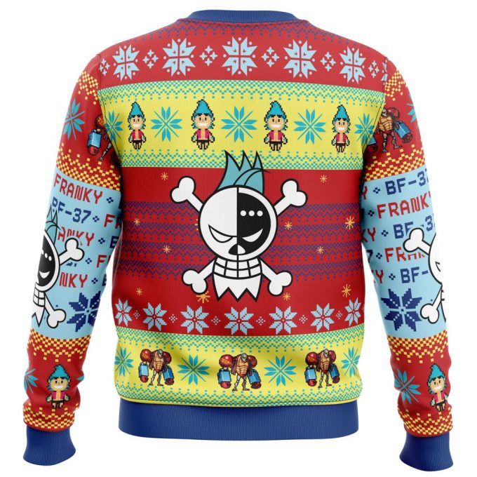 Festive & Fun: Christmas Franky One Piece Ugly Sweater for a Merry Holiday Season!