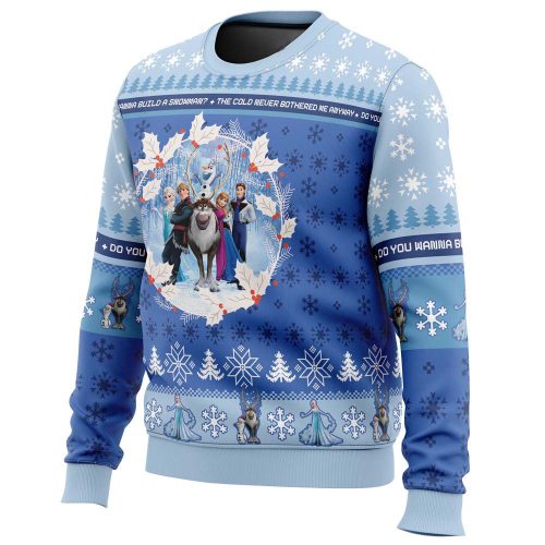 Festive Frozen Disney Ugly Christmas Sweater – Perfect for the Holidays!