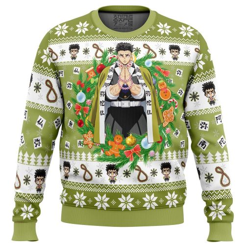Gyomei Himejema Demon Slayer Ugly Christmas Sweater – Festive & Stylish Holiday Attire