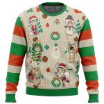 Get Festive with Haikyuu Ugly Christmas Sweater Print – Perfect Holiday Apparel!