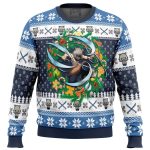 Get Festive with the Christmas Hashibira Inosuke Ugly Sweater – Perfect for Demon Slayer Fans!