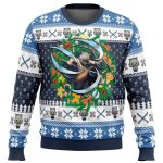 Get Festive with Christmas Hashibira Inosuke Demon Slayer Ugly Sweater