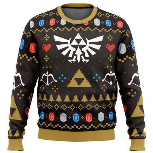 Get Festive with the Christmas Hero Legend of Zelda Ugly Sweater – Perfect Holiday Attire!