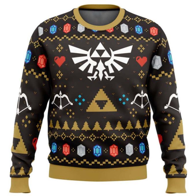 Get Festive with the Christmas Hero Legend of Zelda Ugly Sweater – Perfect Holiday Attire!