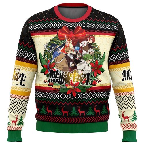Christmas Is Here Mushoku Tensei Ugly Christmas Sweater: Jobless Reincarnation – Festive & Fun!