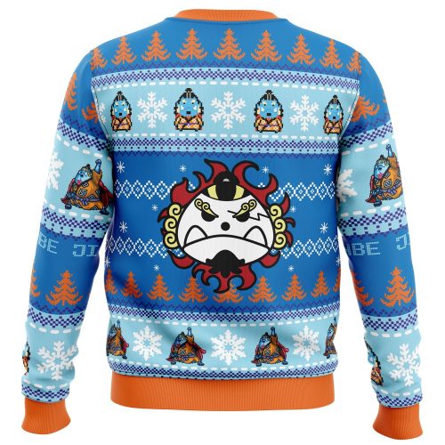 Festive Christmas Jinbe Ugly Sweater: Unique One Piece Design