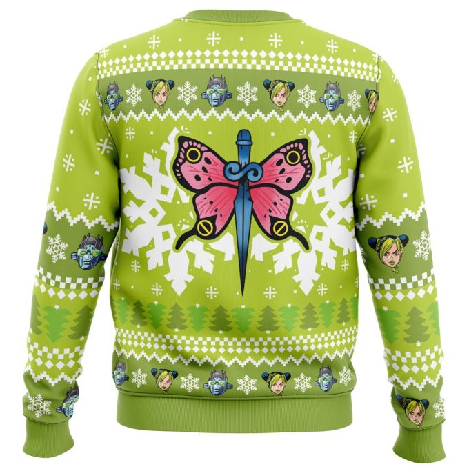 Jolyne Cujoh Jojo’s Bizarre Adventure Christmas Sweater – Festive & Unique Holiday Apparel