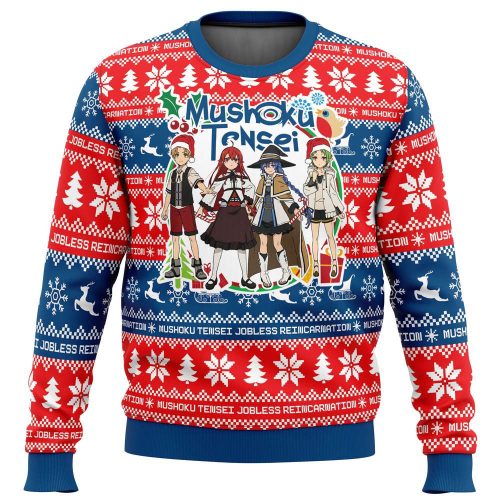 Spread Christmas Joy with Mushoku Tensei: Jobless Reincarnation Ugly Sweater