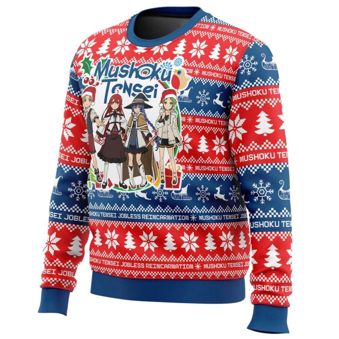 Spread Christmas Joy with Mushoku Tensei: Jobless Reincarnation Ugly Sweater
