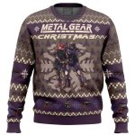 Get Festive with Christmas Metal Gear Solid Ugly Christmas Sweater – Perfect for Gaming Enthusiasts!