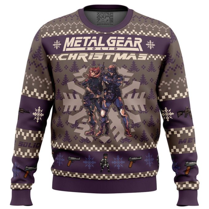 Get Festive with Christmas Metal Gear Solid Ugly Sweater – Limited Edition