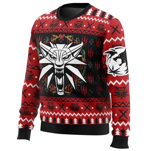 Get Festive with Christmas Monster Witcher Ugly Sweater – Perfect for the Holidays!