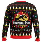 Get Festive with the Christmas Park Jurassic Park Ugly Sweater – Perfect Holiday Attire!