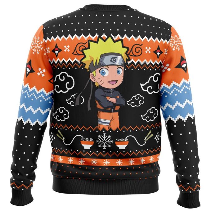 Uzumaki Naruto Christmas Sweater: Festive Ramen-Inspired Apparel