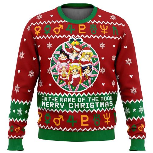 Get into Festive Spirit with Sailor Moon Christmas Ugly Sweater