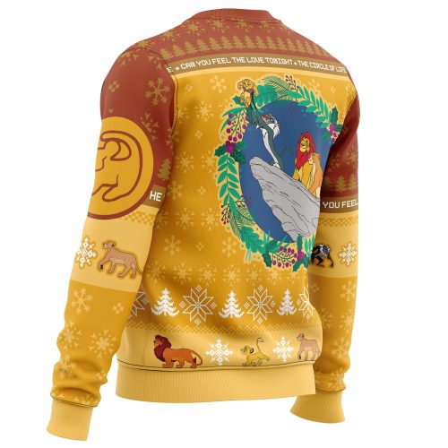 Jingle All the Way with Christmas Lion King Disney Ugly Sweater