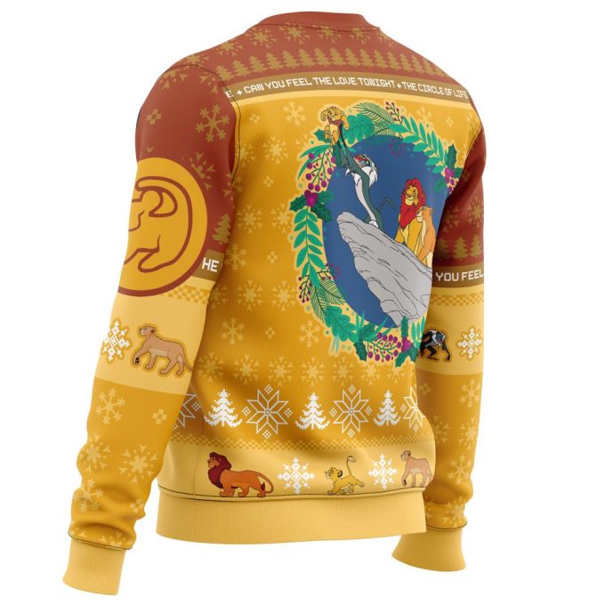 Jingle All the Way with Christmas Lion King Disney Ugly Sweater