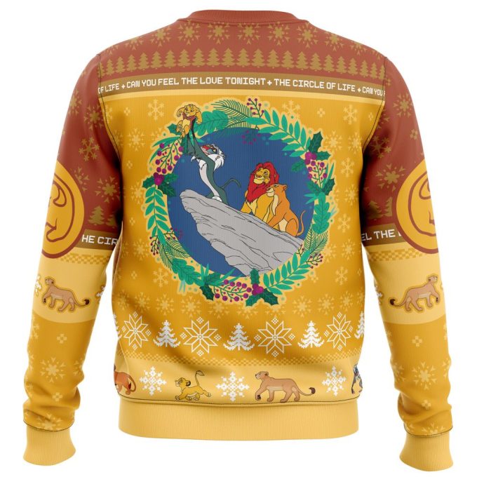 Jingle All the Way with Christmas Lion King Disney Ugly Sweater