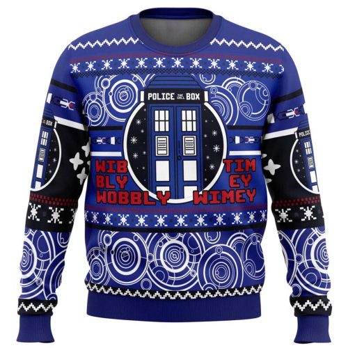 Time and Space Doctor Who Ugly Christmas Sweater: Celebrate Christmas Through the Ages!