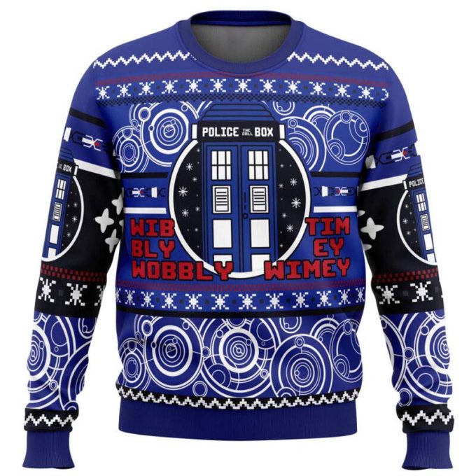 Time and Space Doctor Who Ugly Christmas Sweater: Celebrate Christmas Through the Ages!