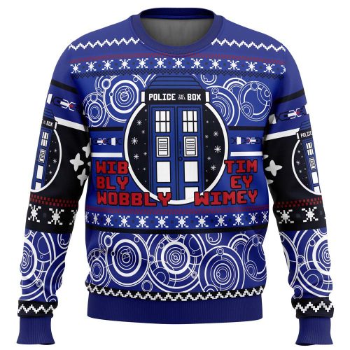 Time and Space Doctor Who Ugly Christmas Sweater: Celebrate Christmas Through the Ages!
