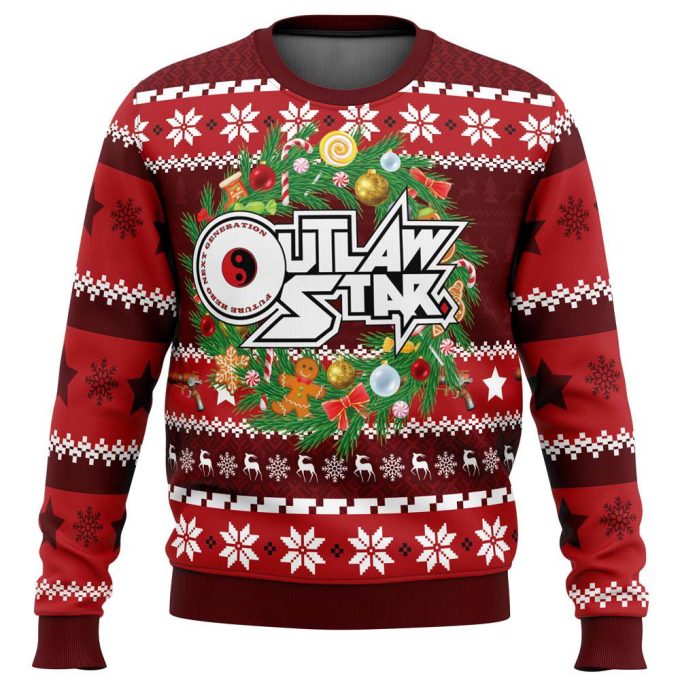 Christmas Time Outlaw Star Ugly Christmas Sweater – Festive and Stylish Holiday Attire