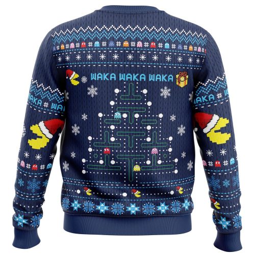 Get Festive with Pac-Man: Christmas Tree Sweater – Limited Edition