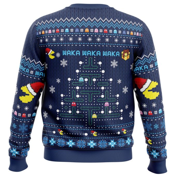 Get Festive with Pac-Man: Christmas Tree Sweater – Limited Edition