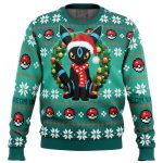 Get Festive with Christmas Umbreon Pokemon Ugly Sweater – Perfect Holiday Gift!