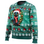 Get Festive with Christmas Umbreon Pokemon Ugly Sweater – Perfect Holiday Gift!
