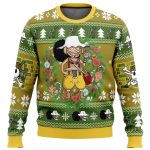 Get Festive with Christmas Usopp One Piece Ugly Sweater – Perfect for the Holiday Season!