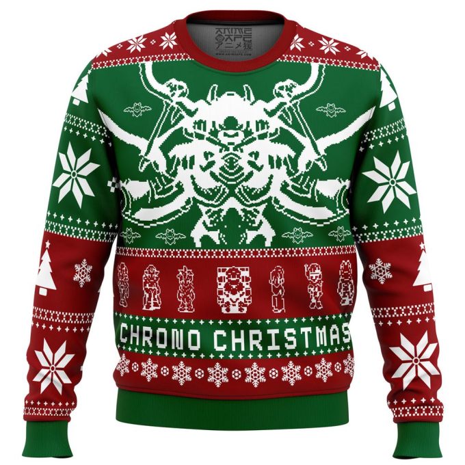 Chrono Trigger Chrono Christmas Ugly Christmas Sweater: Festive Retro Gaming Apparel