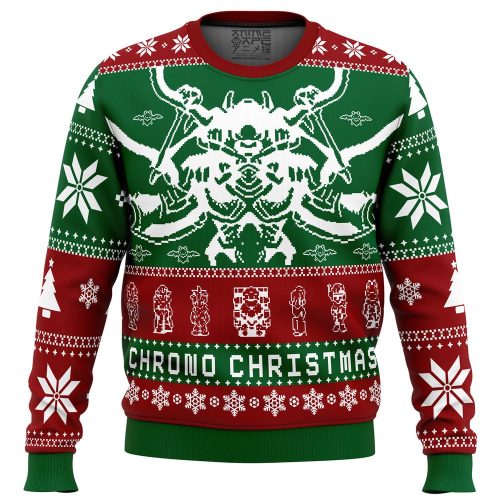 Chrono Trigger Chrono Christmas Ugly Christmas Sweater: Festive Retro Gaming Apparel