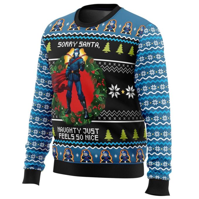 Cobra Commander Christmas Sweater: Festive & Ugly Holiday Sweater for Fans