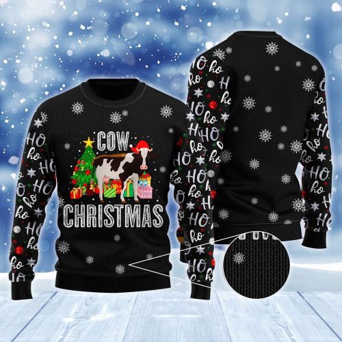 Cow Christmas Ugly Sweater: Ho Ho Ho Festive Apparel for a Moo-rry Holiday Season!