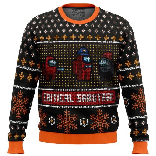 Get Festive with Critical Sabotage Among Us Ugly Christmas Sweater – Limited Stock!