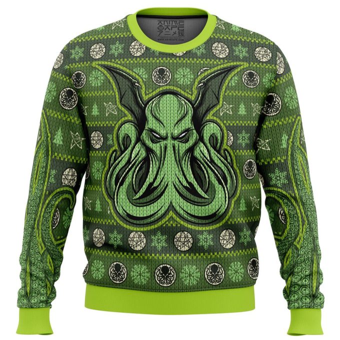 Cthulhu Ugly Christmas Sweater: Festive and Unique Holiday Apparel