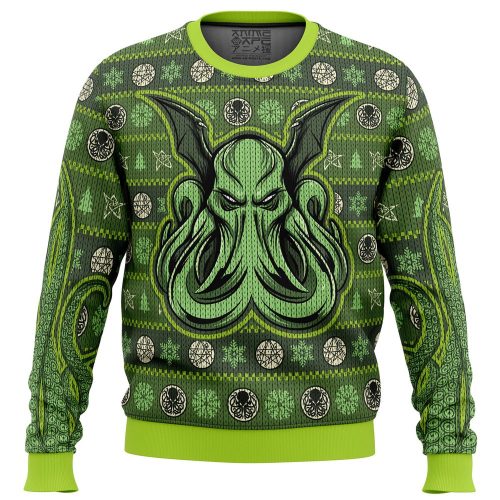 Cthulhu Ugly Christmas Sweater: Festive and Unique Holiday Apparel