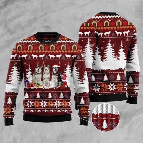 Cute Alaskan Ugly Christmas Sweater – Xmas Ugly Sweater: Festive & Adorable Holiday Attire