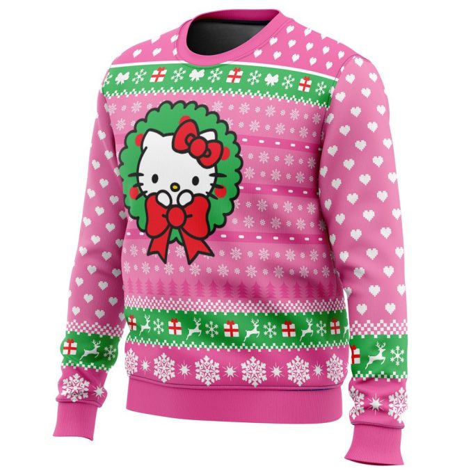Cute Hello Kitty Ugly Christmas Sweater – Festive & Adorable Xmas Apparel!