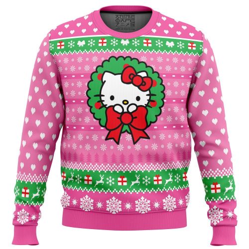 Cute Hello Kitty Ugly Christmas Sweater – Festive & Adorable Holiday Attire