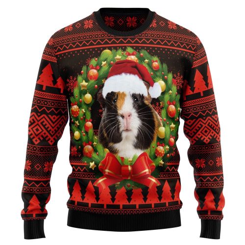 Cute Guinea Pig Xmas Ugly Sweater – Festive Christmas Outfits Gift – Ugly Christmas Sweater